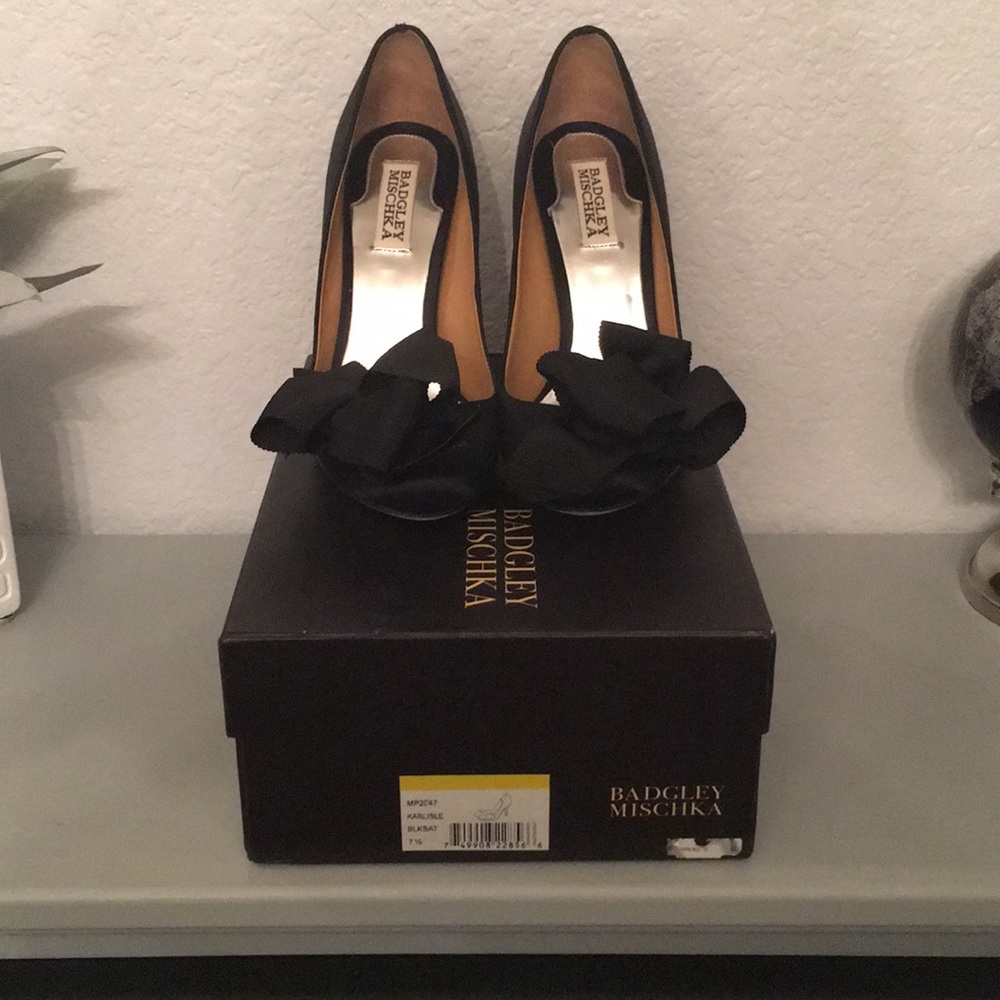 Badgley Mischka Karlisle Satin Heels